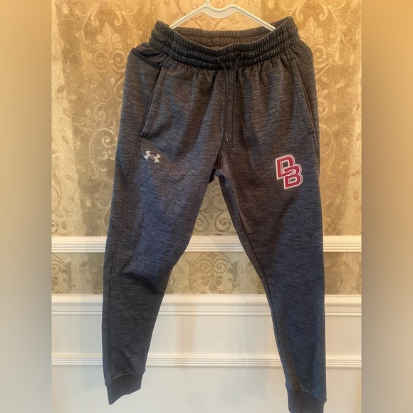 Under Armour Don Bosco Gray Sweatpants Tapered Joggers - Picture 1 of 5